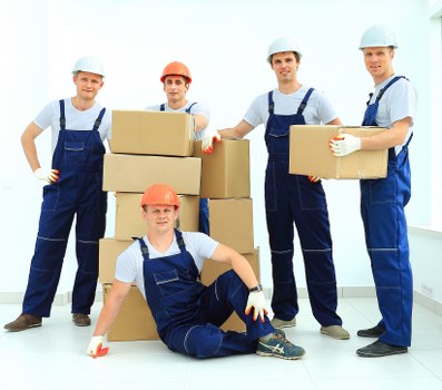 Safety-focused moving team assessing access before a removal