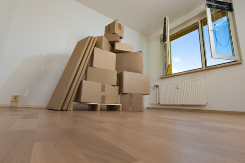 Moving furniture from a Walthamstow flat