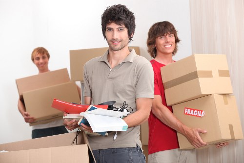 Loading a moving truck for a flat or house move in Walthamstow