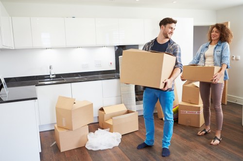 Safely packing furniture and fragile items for removal in Walthamstow