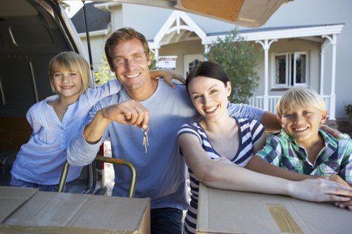 Local removalists loading household items for a Walthamstow move